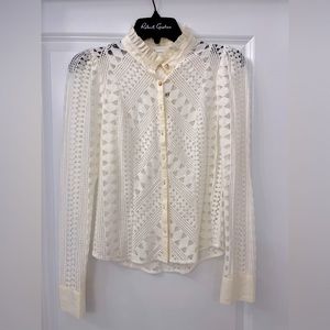 Anthropologie lace blouse
